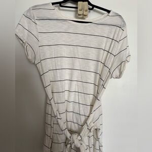 Striped Knot-Back Women’s Top